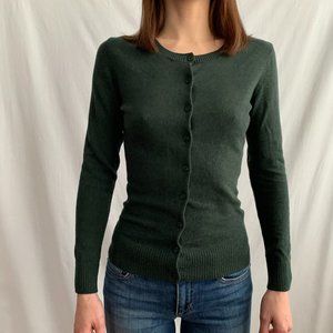 Hunter Green GAP Lightweight Cardigan
